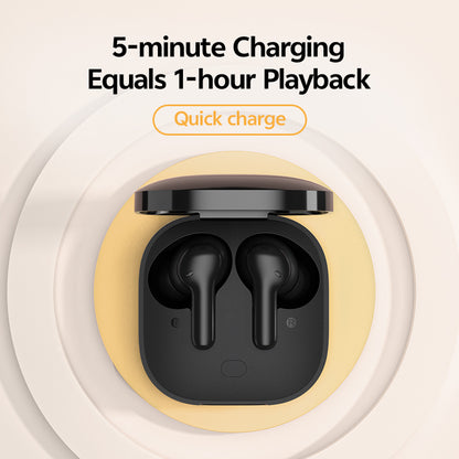 QCY T13 True Wireless Earbuds, ENC Noise Cancelling, 40H Playtime