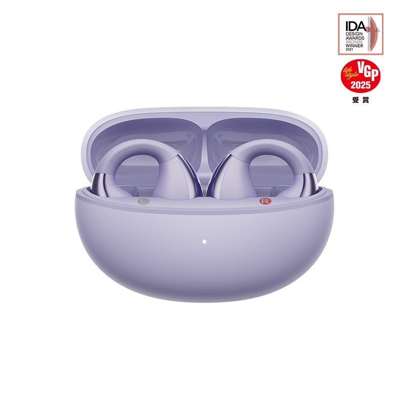 QCY Crossky C30 Audífonos de Clip Abierto, 25 Horas de Batería